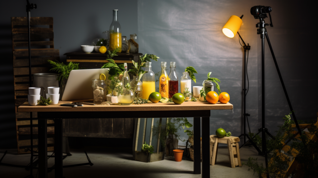 How to create a DIY product photography studio at home